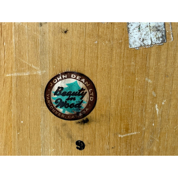 Vintage Wooden Hand Painted Thistle Design Serving Tray Plate Beauty in Wood - Picture 4 of 4